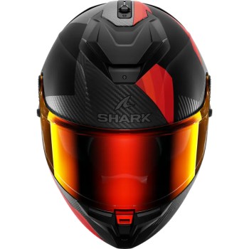 SHARK integral motorcycle helmet SPARTAN GT PRO DOKHTA CARBON orange / anthracite