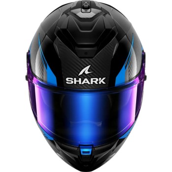 SHARK casque moto intégral SPARTAN GT PRO KULTRAM CARBON bleu / noir