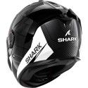 SHARK integral motorcycle helmet SPARTAN GT PRO KULTRAM CARBON  white / black