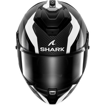 SHARK integral motorcycle helmet SPARTAN GT PRO KULTRAM CARBON  white / black