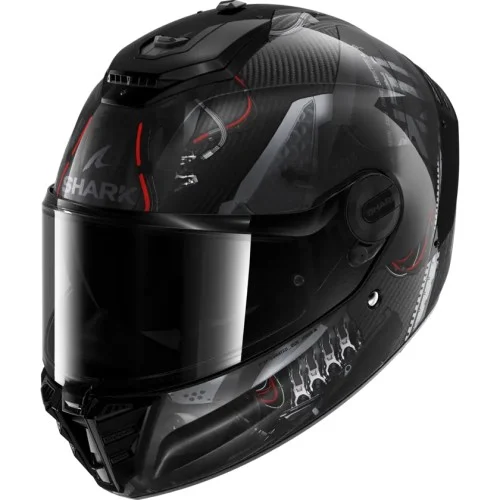 SHARK casque moto intégral SPARTAN RS CARBON XBOT carbone / anthracite / rouge