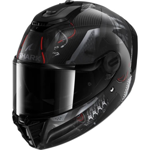 SHARK integral motorcycle helmet SPARTAN RS CARBON XBOT carbon / anthracite / red