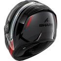 SHARK casque moto intégral SPARTAN RS BYRHON noir / iridescent / rouge