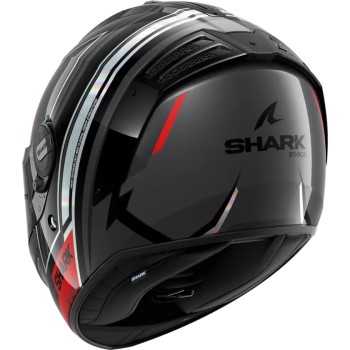 SHARK casque moto intégral SPARTAN RS BYRHON noir / iridescent / rouge