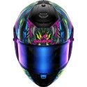 SHARK integral motorcycle helmet SPARTAN RS SHAYTAN black / green / purple