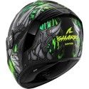 SHARK casque moto intégral SPARTAN RS SHAYTAN noir / vert / anthracite