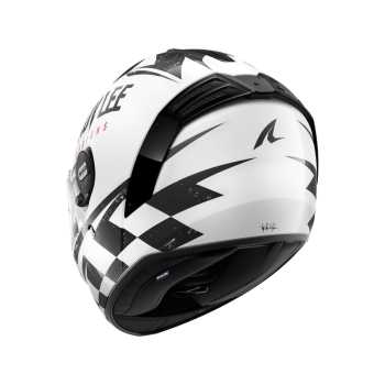 SHARK casque moto intégral SPARTAN RS RACESHOP noir / blanc