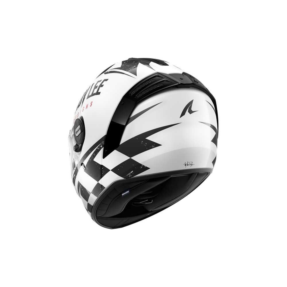 SHARK integral motorcycle helmet SPARTAN RS RACESHOP black / white