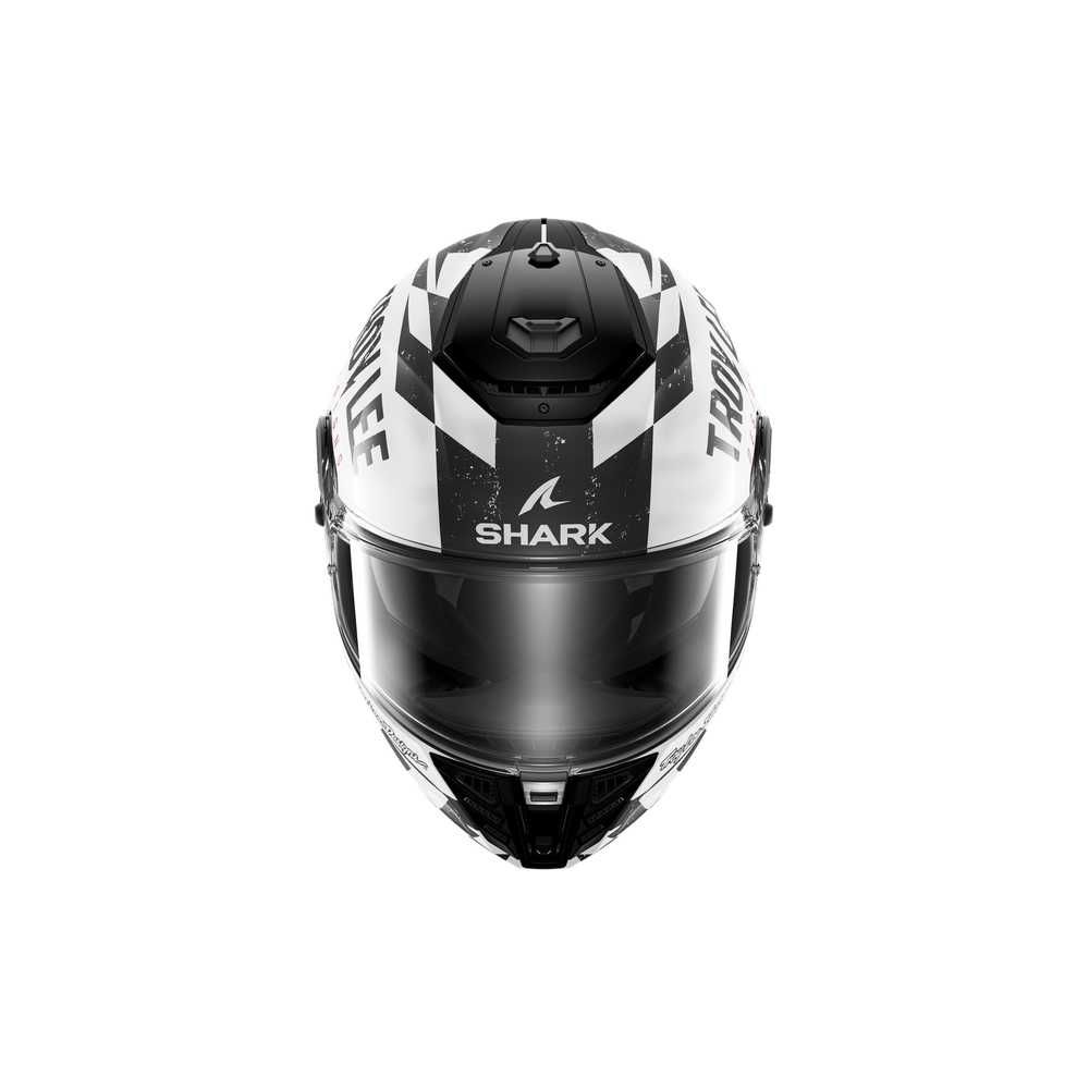 SHARK casque moto intégral SPARTAN RS RACESHOP noir / blanc