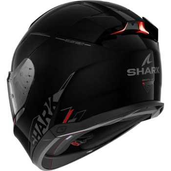 SHARK integral motorcycle helmet SKWAL i3 BLANK SP black / anthracite / red