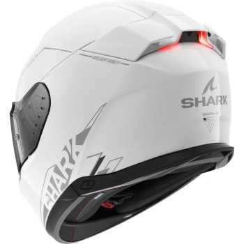 SHARK casque moto intégral SKWAL i3 BLANK SP blanc / anthracite / argent