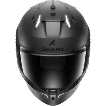 SHARK casque moto intégral SKWAL i3 BLANK SP anthracite / noir / argent