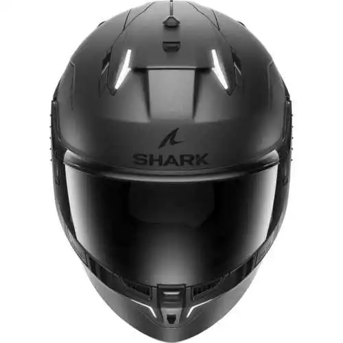 SHARK casque moto intégral SKWAL i3 BLANK SP anthracite / noir / argent