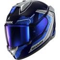 SHARK integral motorcycle helmet SKWAL i3 RHAD blue / chrome / silver