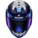 SHARK casque moto intégral SKWAL i3 RHAD bleu / chrome / argent