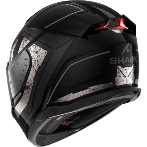 SHARK integral motorcycle helmet SKWAL i3 RHAD black / chrome / anthracite
