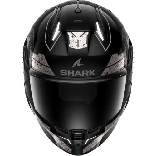 SHARK integral motorcycle helmet SKWAL i3 RHAD black / chrome / anthracite