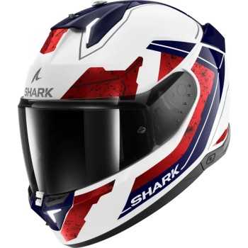 SHARK integral motorcycle helmet SKWAL i3 RHAD white / blue / red