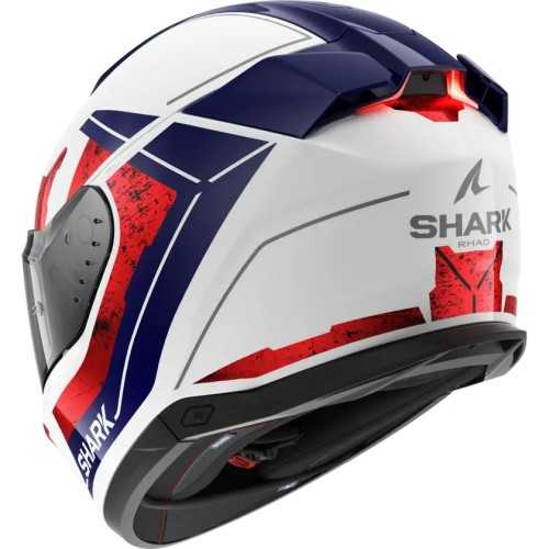 SHARK integral motorcycle helmet SKWAL i3 RHAD white / blue / red