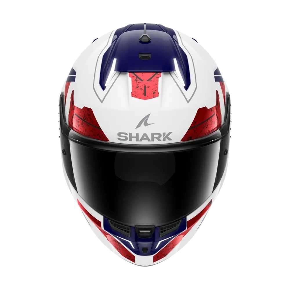 SHARK integral motorcycle helmet SKWAL i3 RHAD white / blue / red