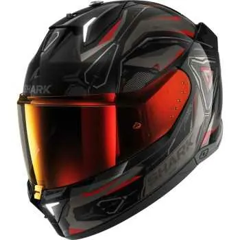 SHARK casque moto intégral SKWAL i3 LINIK noir / anthracite / rouge