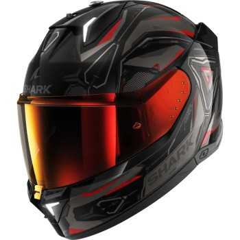 SHARK integral motorcycle helmet SKWAL i3 LINIK black / anthracite / red