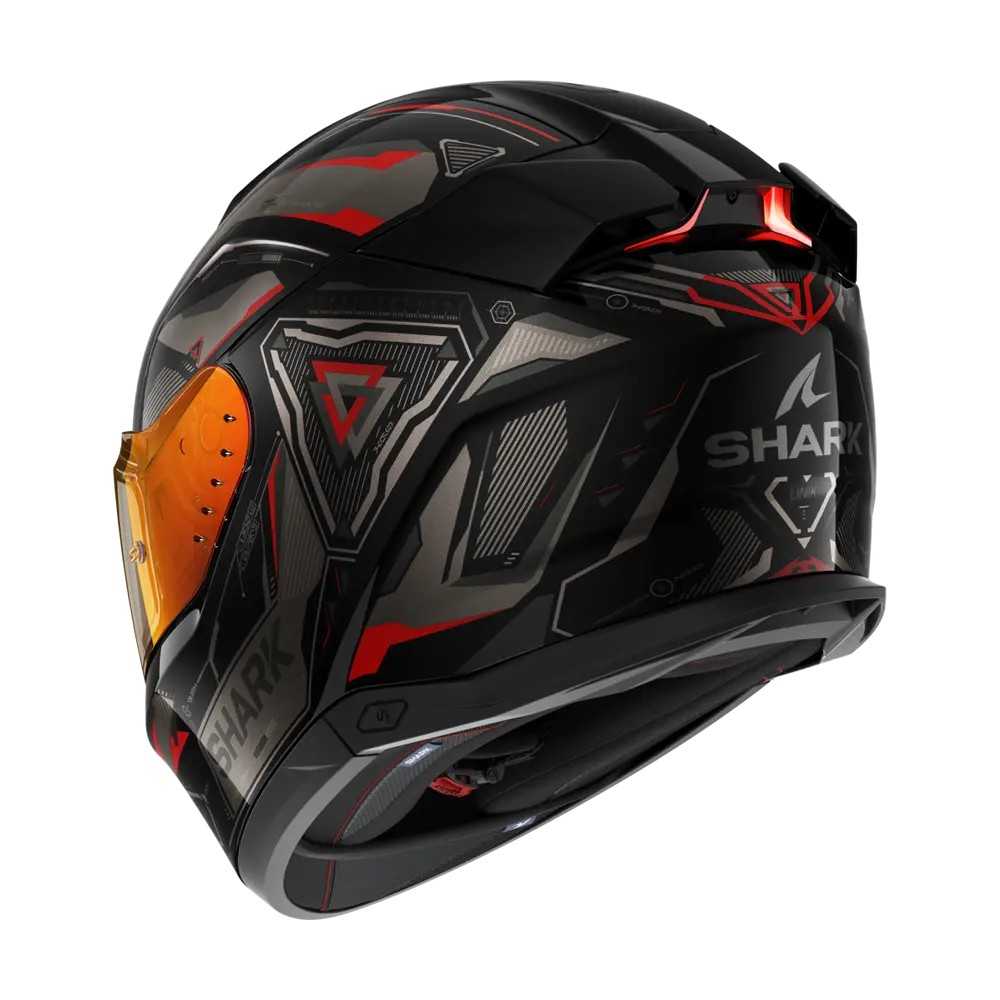 SHARK casque moto intégral SKWAL i3 LINIK noir / anthracite / rouge