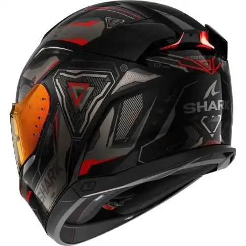 SHARK integral motorcycle helmet SKWAL i3 LINIK black / anthracite / red