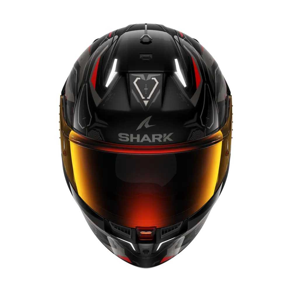 SHARK integral motorcycle helmet SKWAL i3 LINIK black / anthracite / red