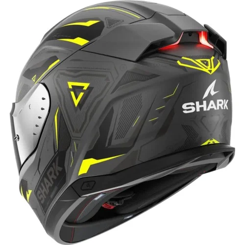 SHARK casque moto intégral SKWAL i3 LINIK anthracite / jaune / noir