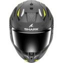 SHARK integral motorcycle helmet SKWAL i3 LINIK anthracite / yellow / black