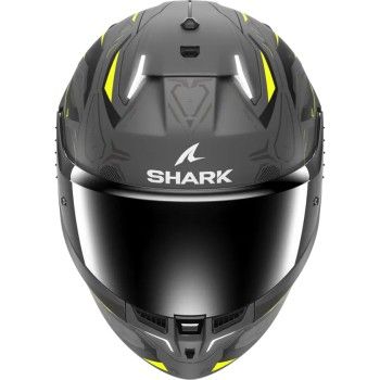 SHARK integral motorcycle helmet SKWAL i3 LINIK anthracite / yellow / black