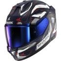 SHARK casque moto intégral SKWAL i3 LINIK bleu mat / blanc / rouge