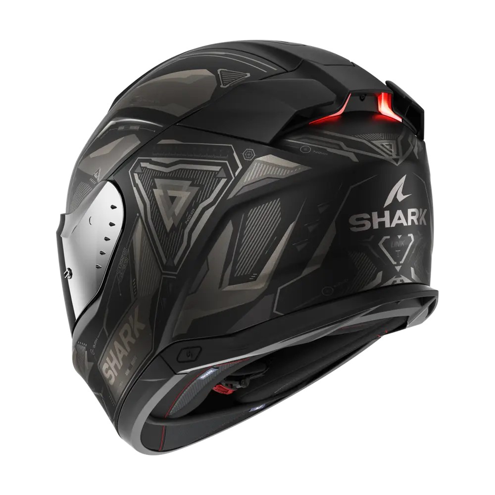 SHARK integral motorcycle helmet SKWAL i3 LINIK anthracite / black