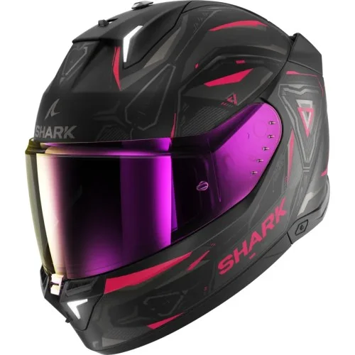 SHARK casque moto intégral SKWAL i3 LINIK noir / anthracite / violet