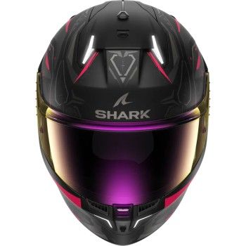 SHARK casque moto intégral SKWAL i3 LINIK noir / anthracite / violet