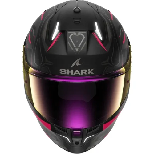 SHARK integral motorcycle helmet SKWAL i3 LINIK black / anthracite / purple