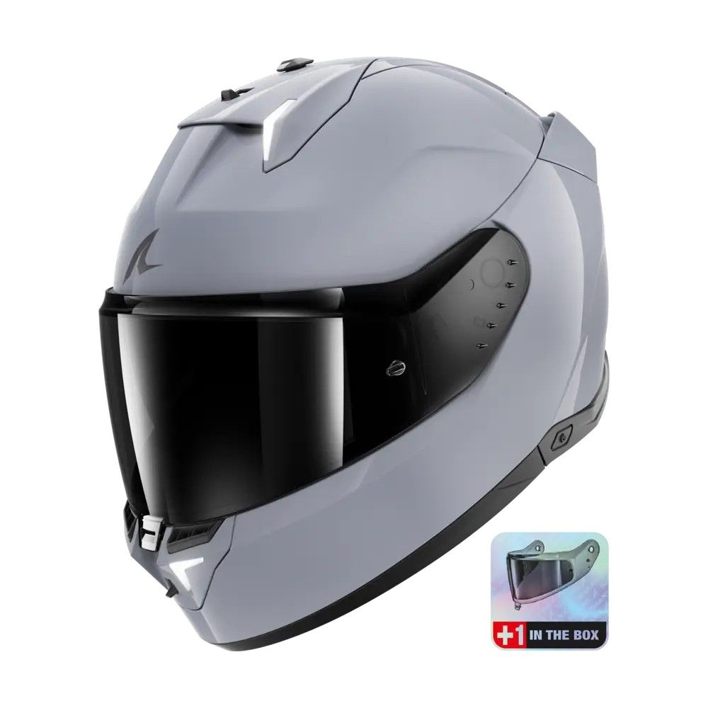 SHARK integral motorcycle helmet SKWAL i3 DARK SHADOW EDITION gun silver