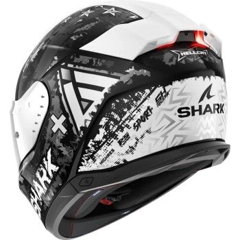 SHARK casque moto intégral SKWAL i3 HELLCAT noir / chrome / argent