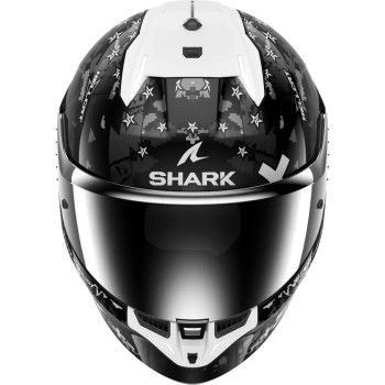 SHARK integral motorcycle helmet SKWAL i3 HELLCAT black / chrom / silver