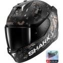 SHARK integral motorcycle helmet SKWAL i3 HELLCAT matt black / chrom / anthracite