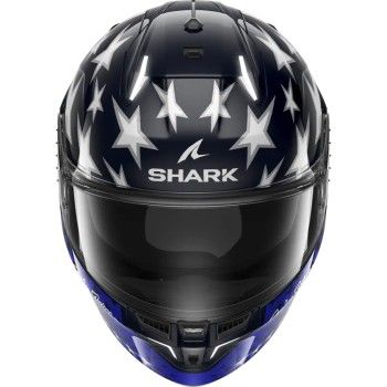 SHARK integral motorcycle helmet SKWAL i3 US  FLAG blue / red / white