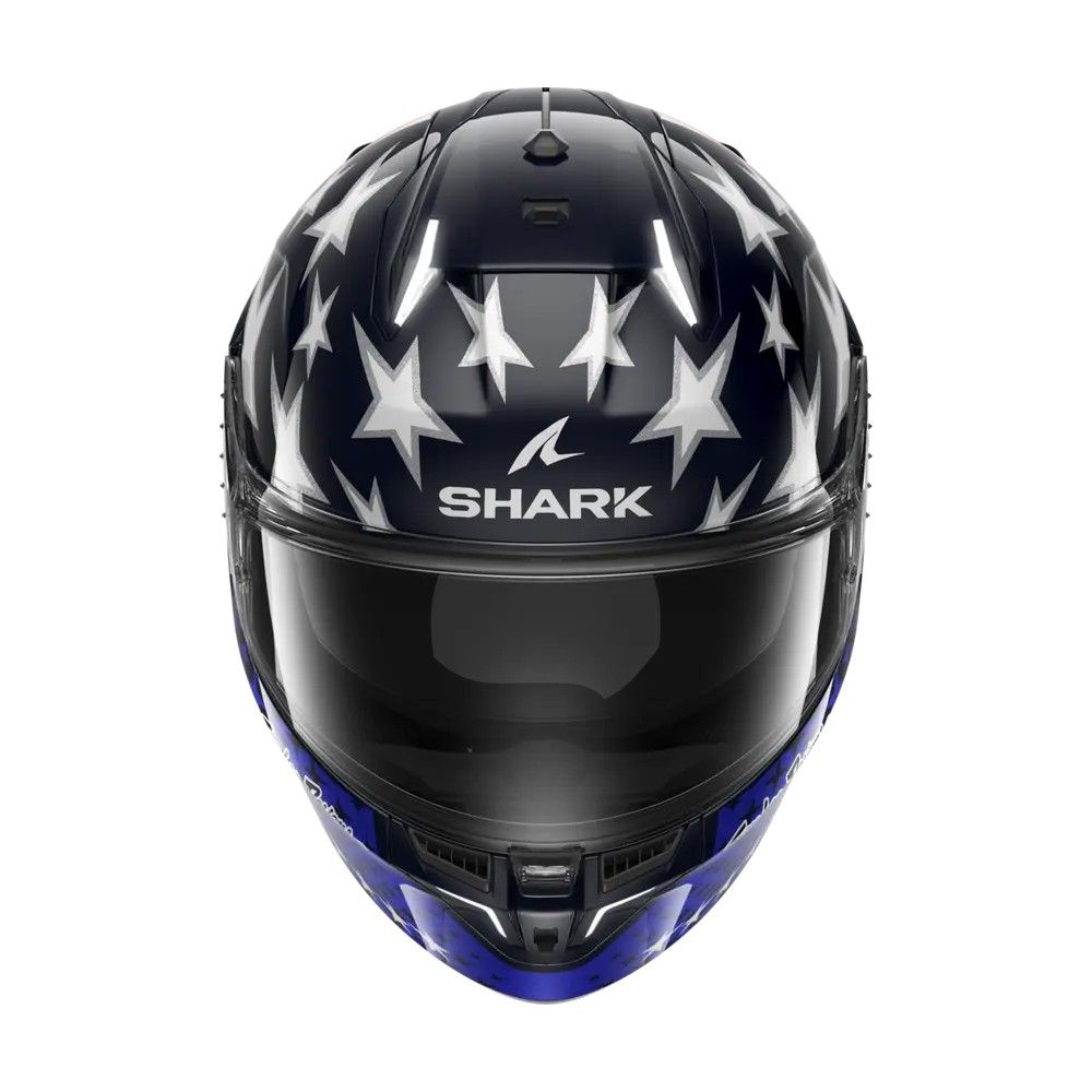 SHARK integral motorcycle helmet SKWAL i3 US  FLAG blue / red / white