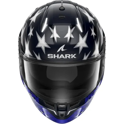 SHARK integral motorcycle helmet SKWAL i3 US  FLAG blue / red / white