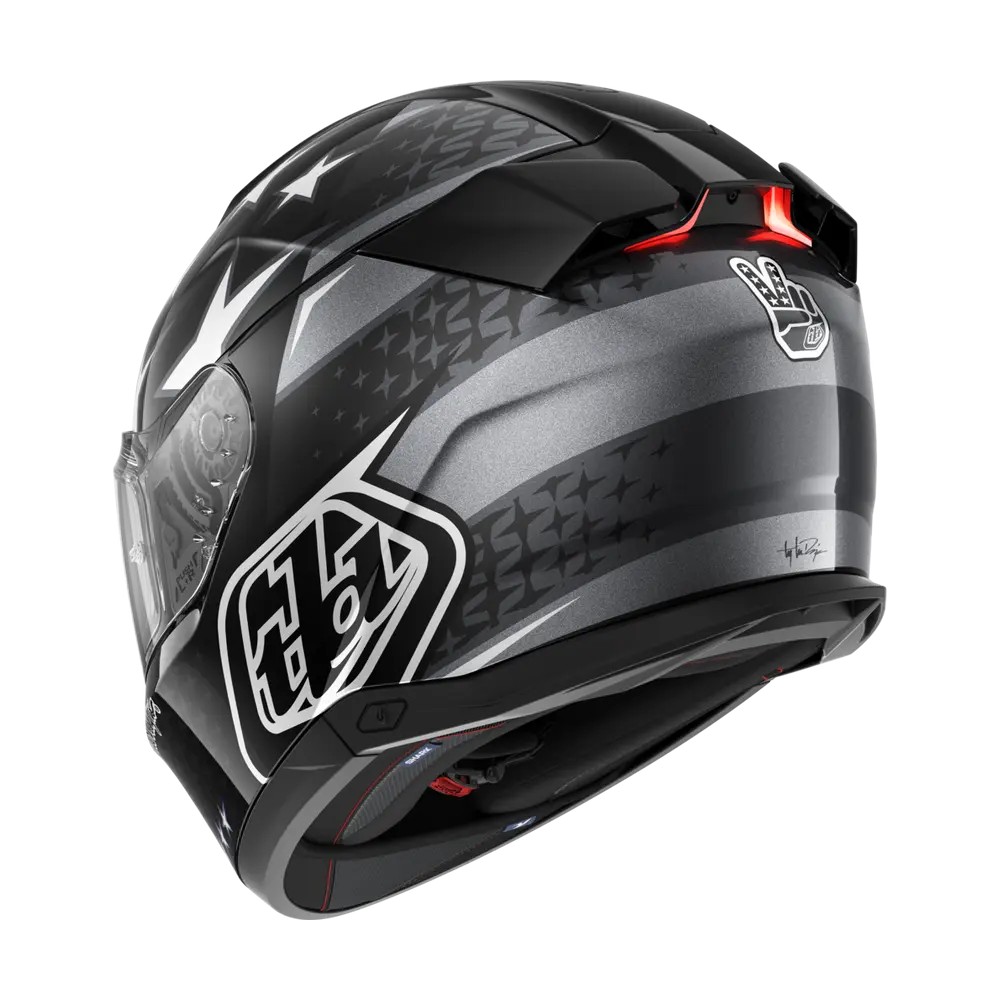 SHARK integral motorcycle helmet SKWAL i3 US  FLAG black / anthracite