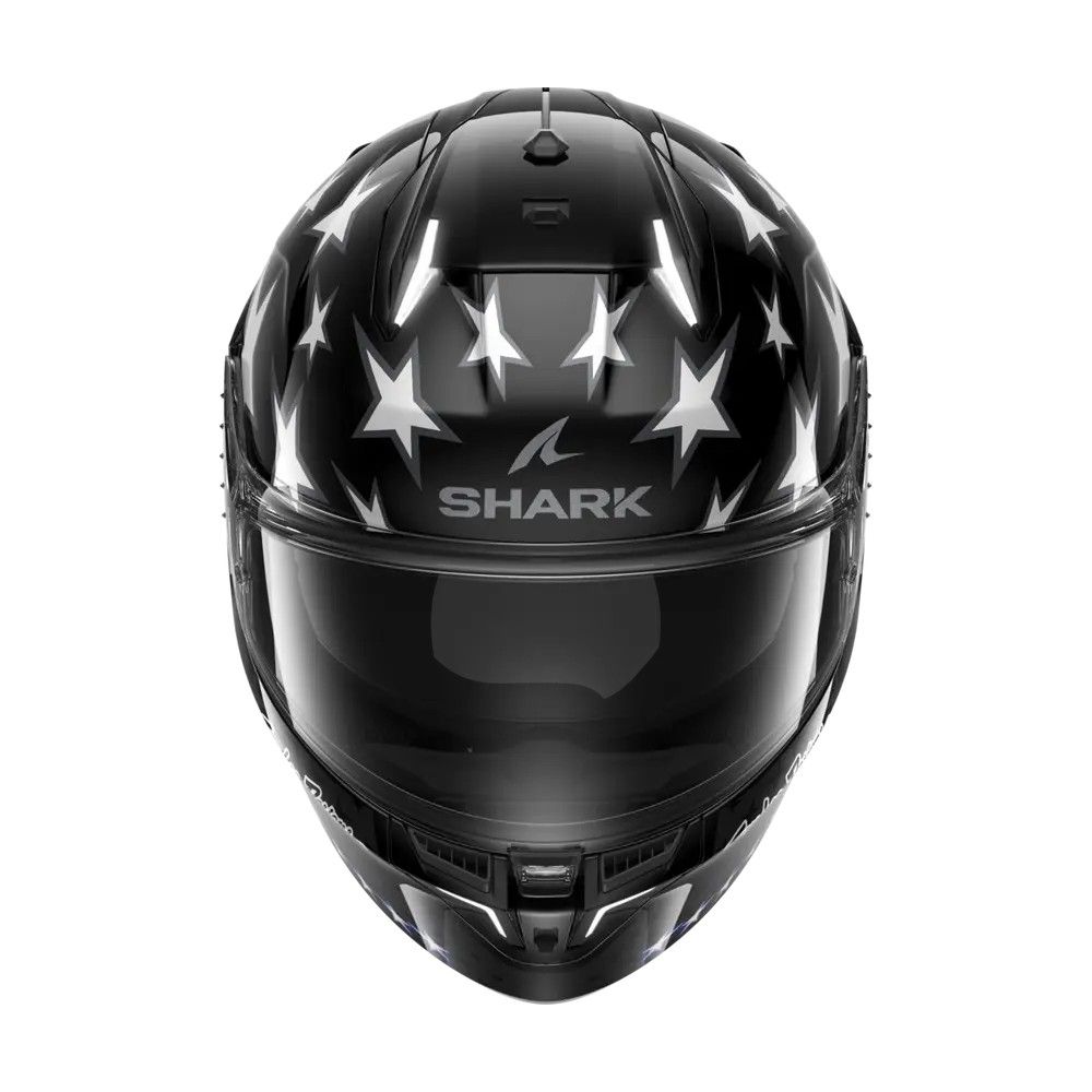 SHARK integral motorcycle helmet SKWAL i3 US  FLAG black / anthracite