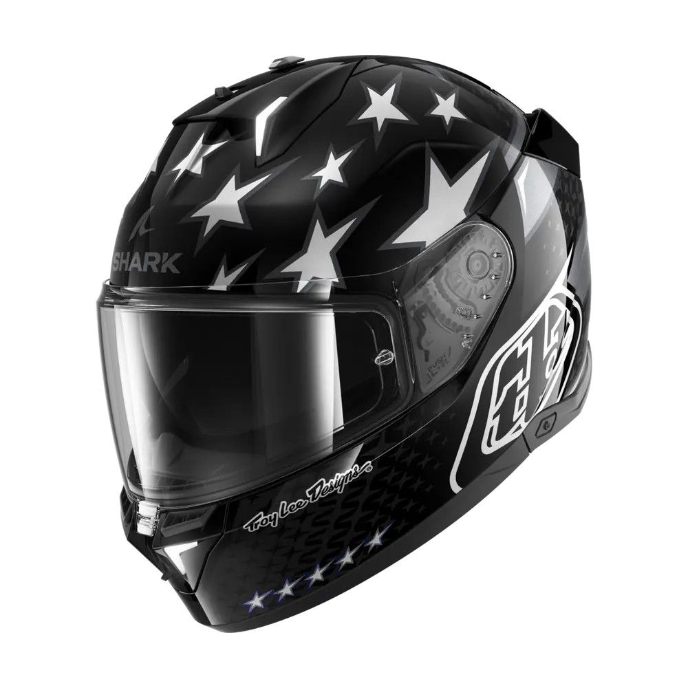 SHARK integral motorcycle helmet SKWAL i3 US  FLAG black / anthracite