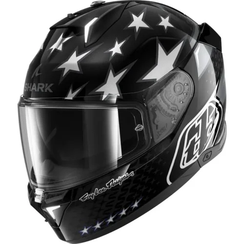SHARK integral motorcycle helmet SKWAL i3 US  FLAG black / anthracite