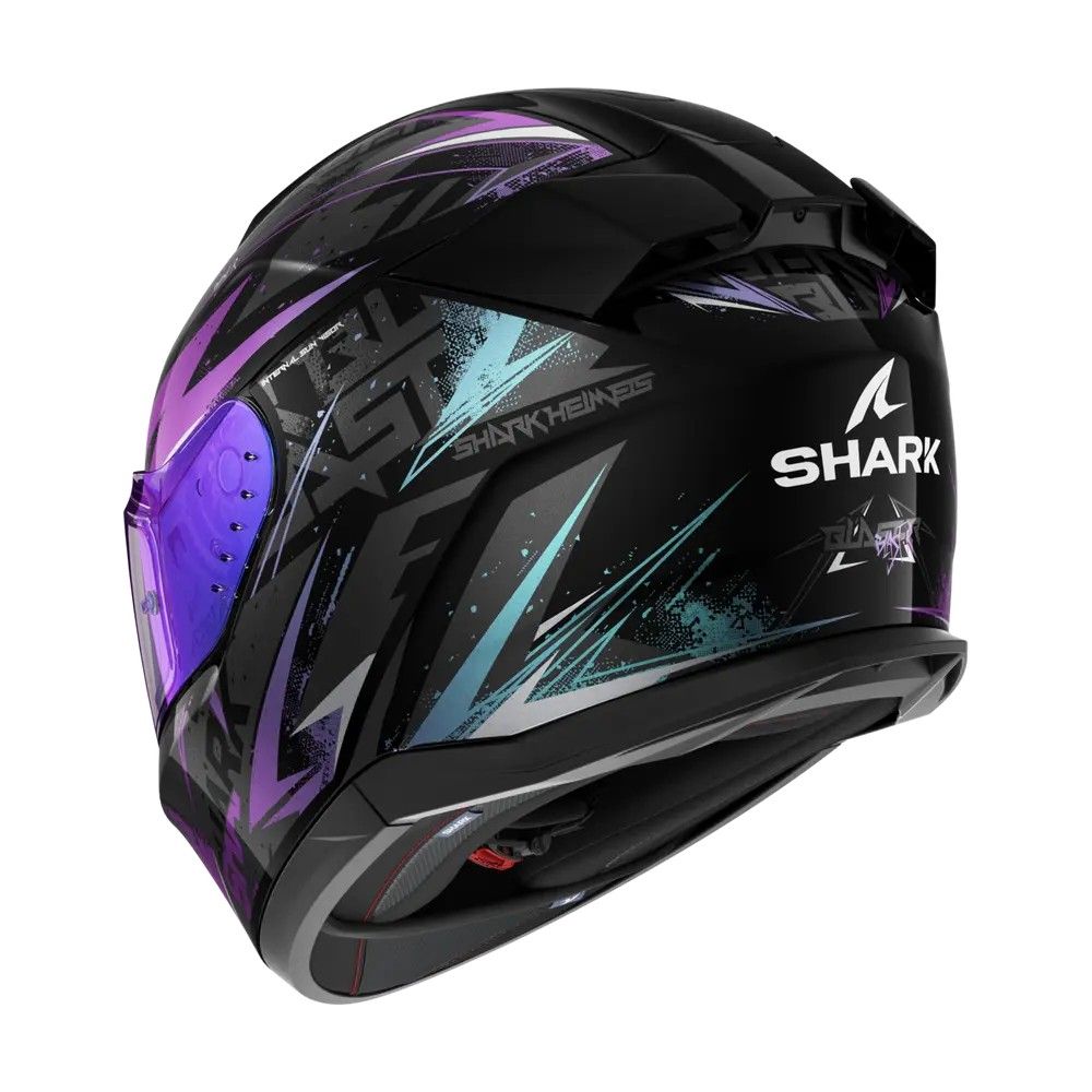 SHARK casque moto intégral D-SKWAL 3 BLAST-R noir / vert / pailleté