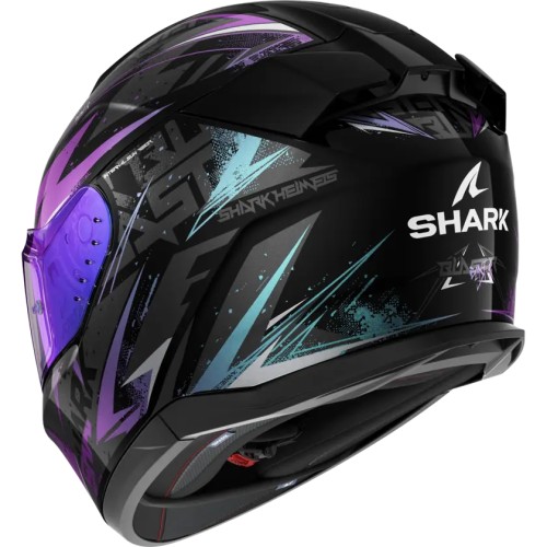 SHARK integral motorcycle helmet D-SKWAL 3 BLAST-R black / green / glitter